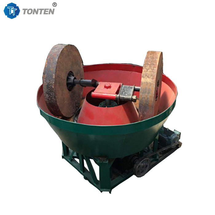 Mineraal IJzererts Goud Zilver Wet Pan Mill Goud slijpmachine